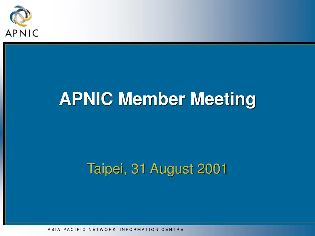 apnic member meeting