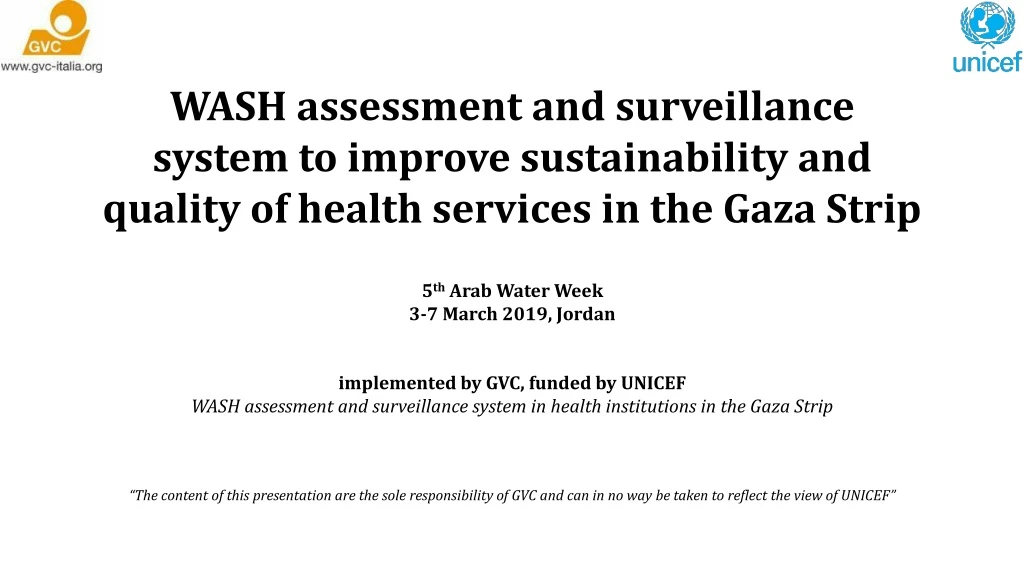 wash assessment and surveillance system