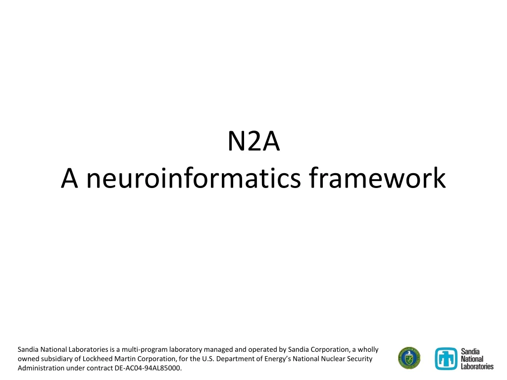 n2a a neuroinformatics framework