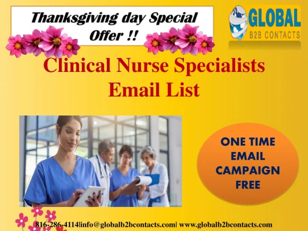 clinical nurse specialists email list