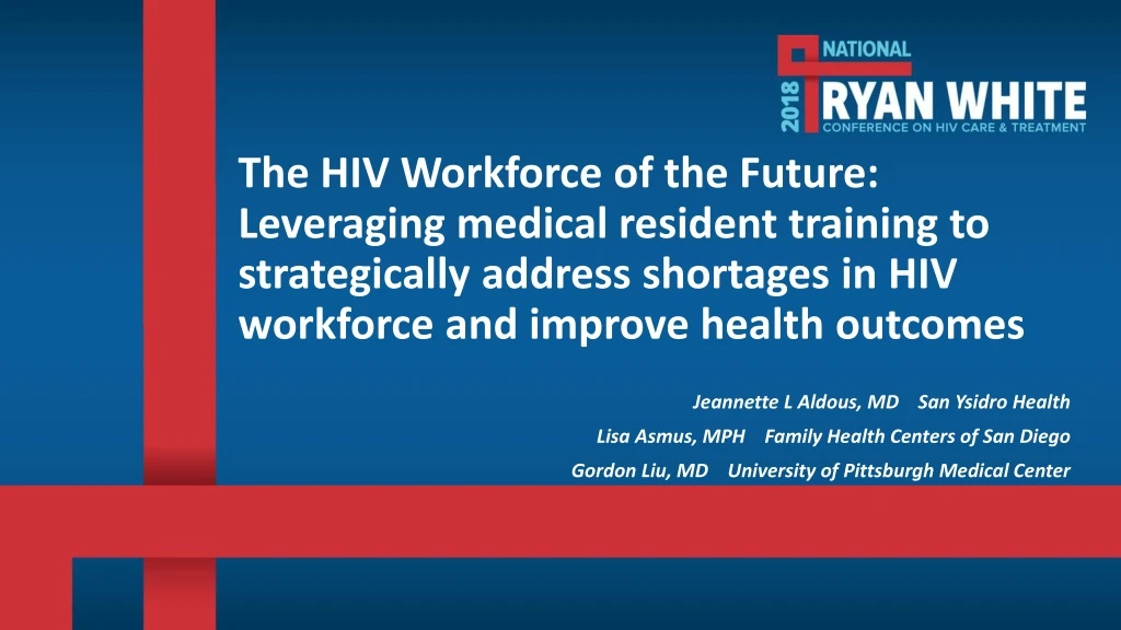 the hiv workforce of the future leveraging