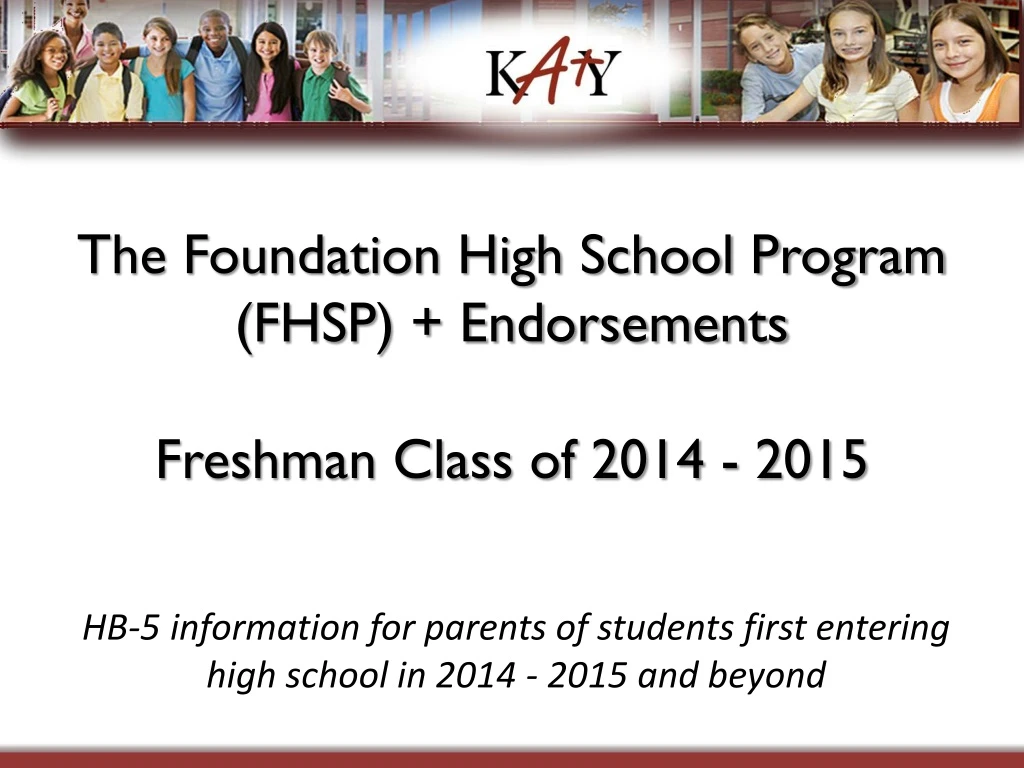 the foundation high school program fhsp