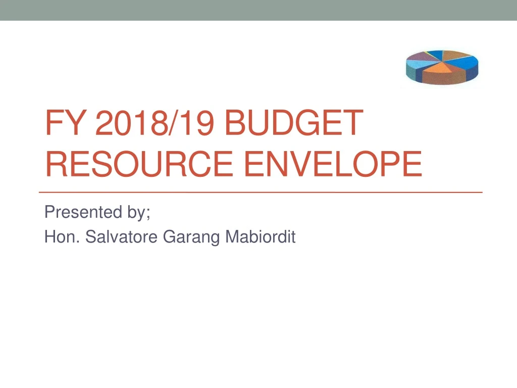 fy 2018 19 budget resource envelope
