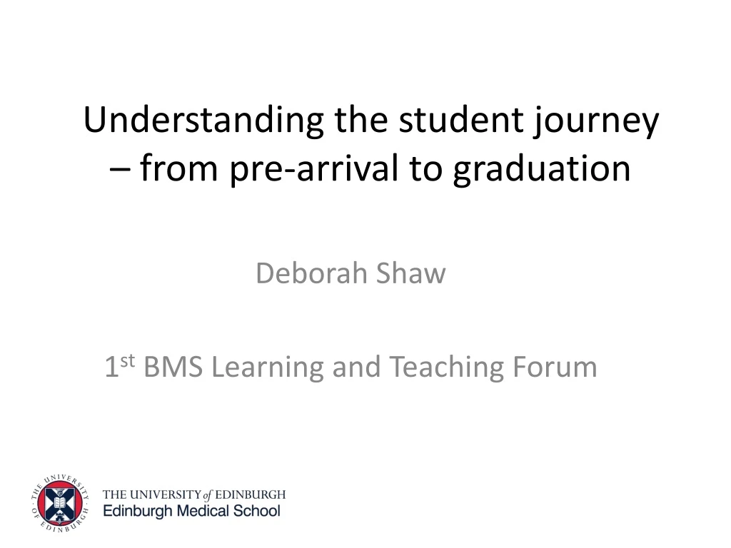 understanding the student journey from pre arrival to graduation