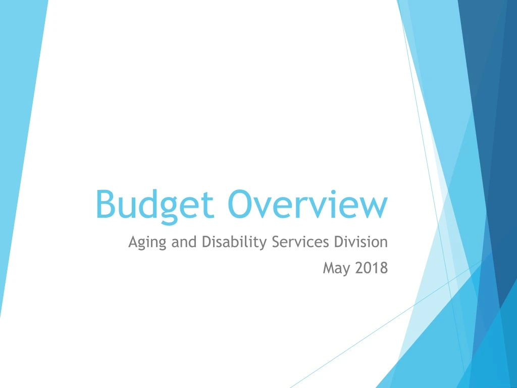 budget overview