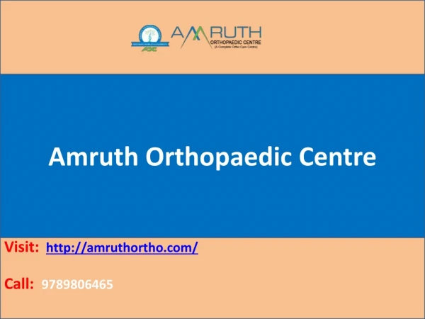 Best Ortho Doctor In Chennai