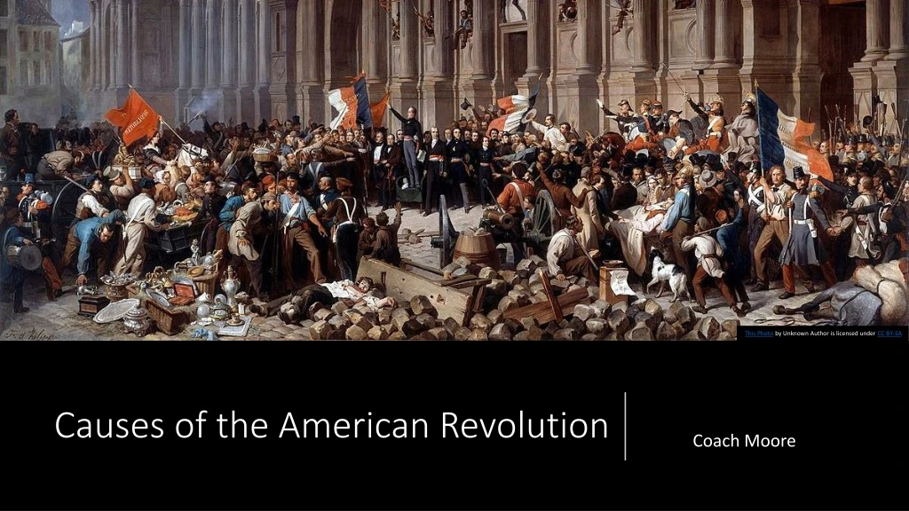 causes of the american revolution