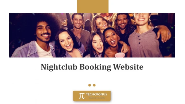Nightclub booking website @ Techcronus