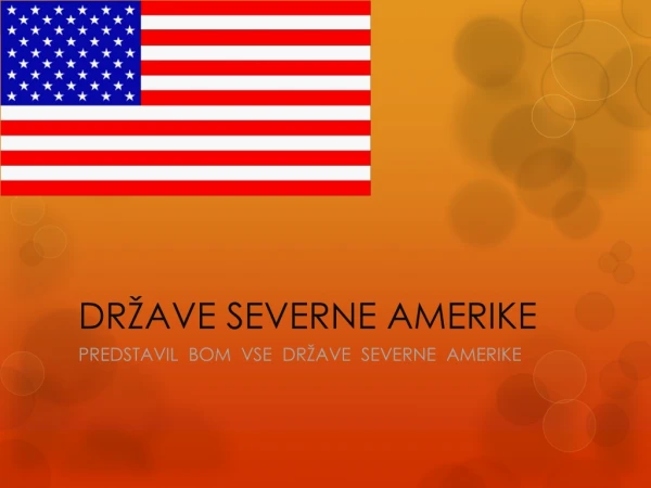 DRŽAVE SEVERNE AMERIKE