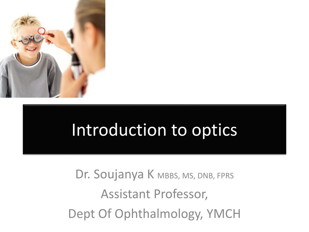 introduction to optics