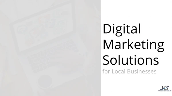 Digital Marketing Solutions for Local Businesses