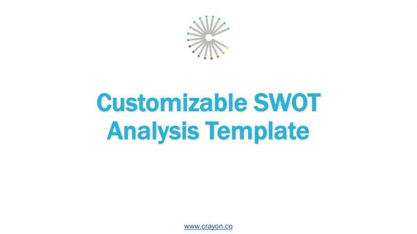 Customizable SWOT Analysis Template