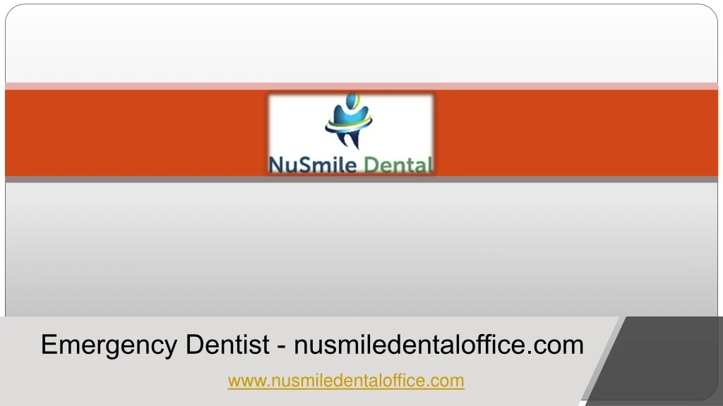 emergency dentist nusmiledentaloffice com