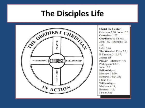 The Disciples Life