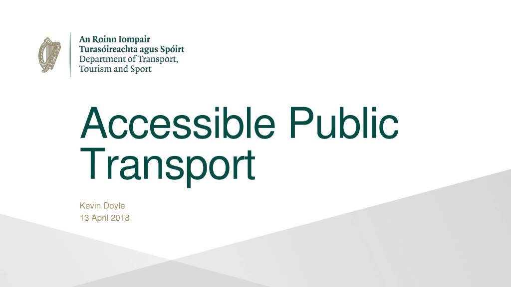 accessible public transport