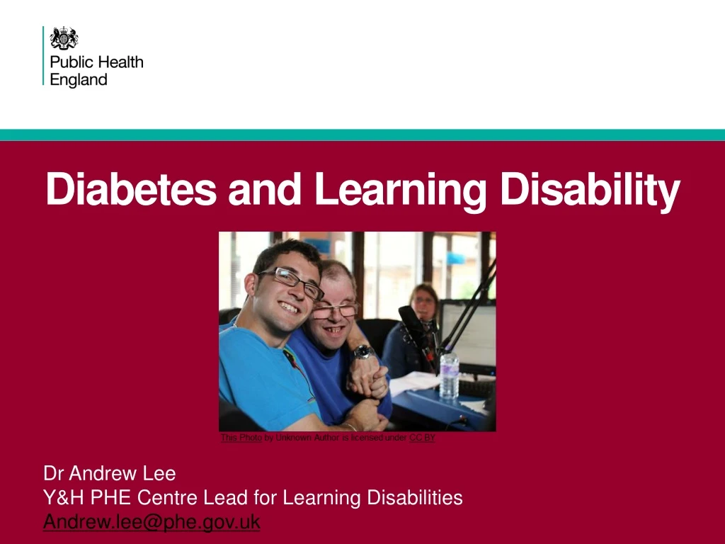 diabetes and learning disability