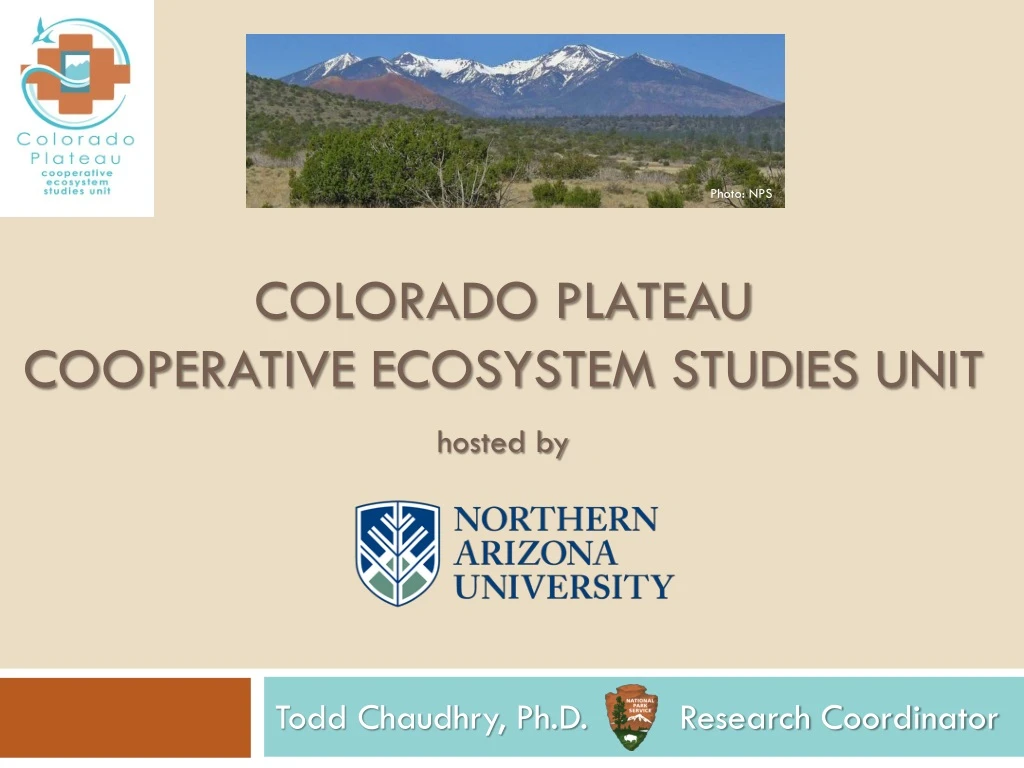 colorado plateau cooperative ecosystem studies unit hosted by