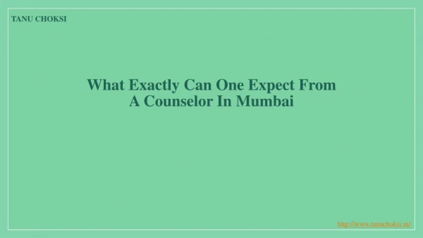 What Exactly Can One Expect From A Counselor In Mumbai