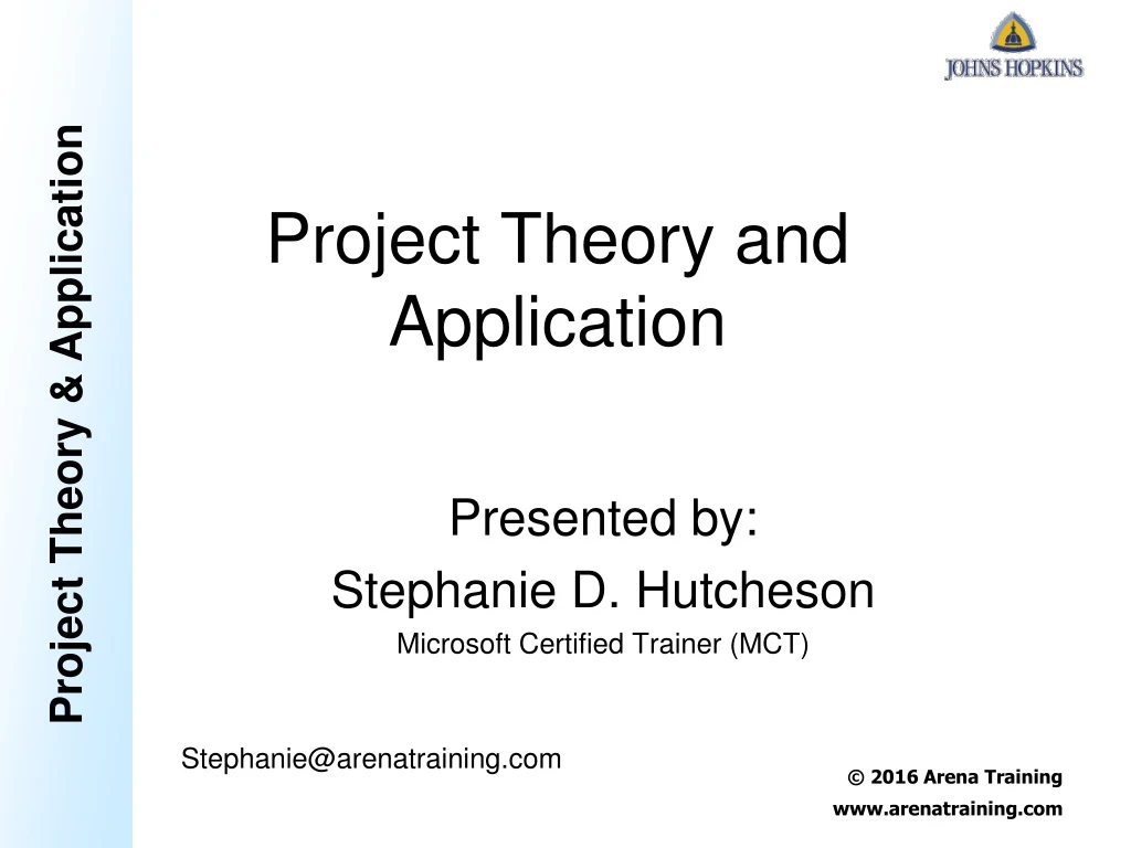 project theory and application