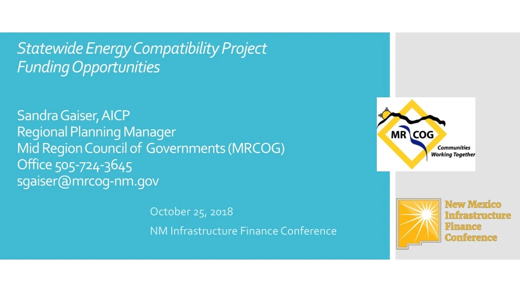 october 25 2018 nm infrastructure finance conference