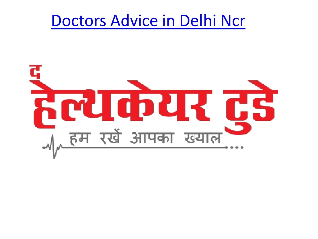 doctors advice in delhi ncr