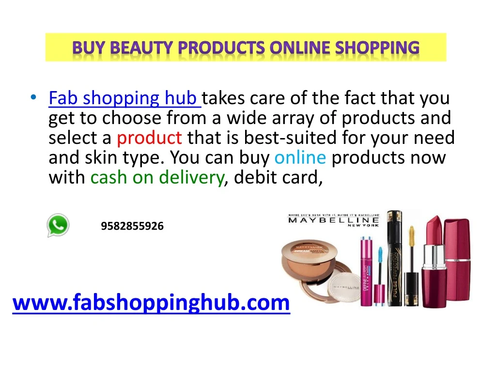 buy beauty products online shopping