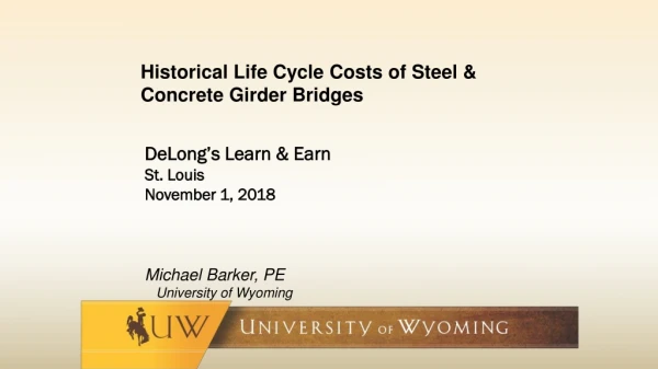 Historical Life Cycle Costs of Steel &amp; Concrete Girder Bridges