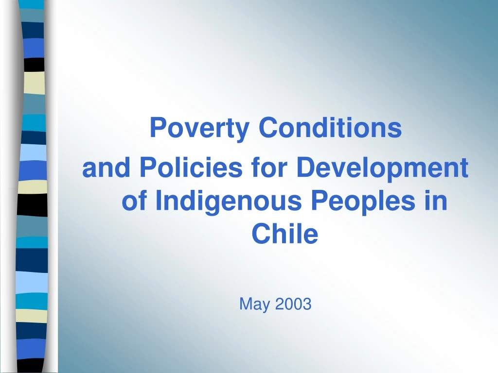 poverty conditions and policies for development