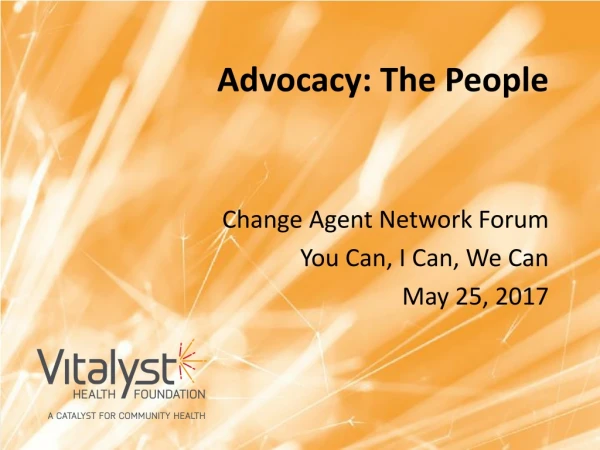 Advocacy: The People