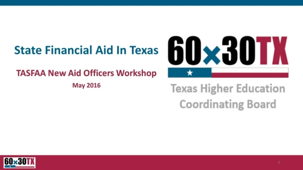 State Financial Aid In Texas