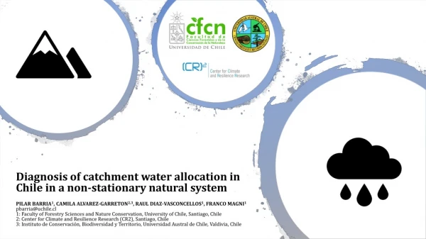 Diagnosis of catchment water allocation in Chile in a non-stationary natural system