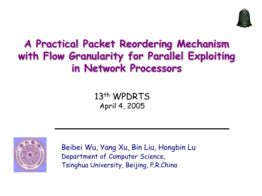 a practical packet reordering mechanism with flow