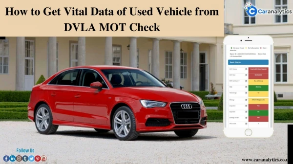 Here Are the Areas That DVLA MOT Check Says About Used Car