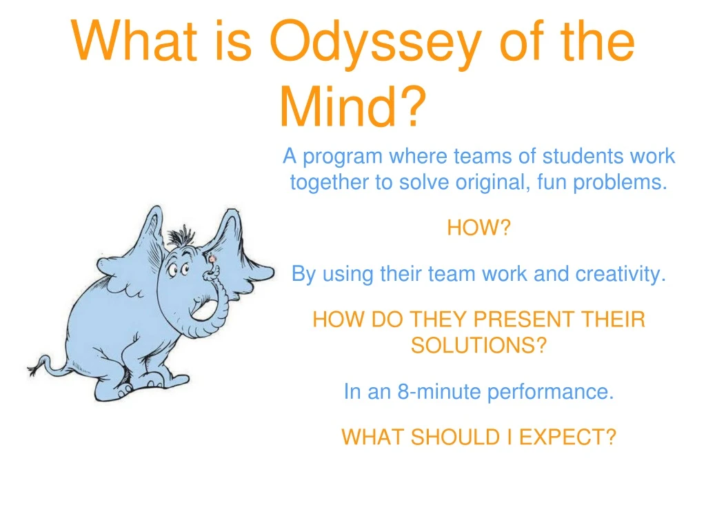 what is odyssey of the mind