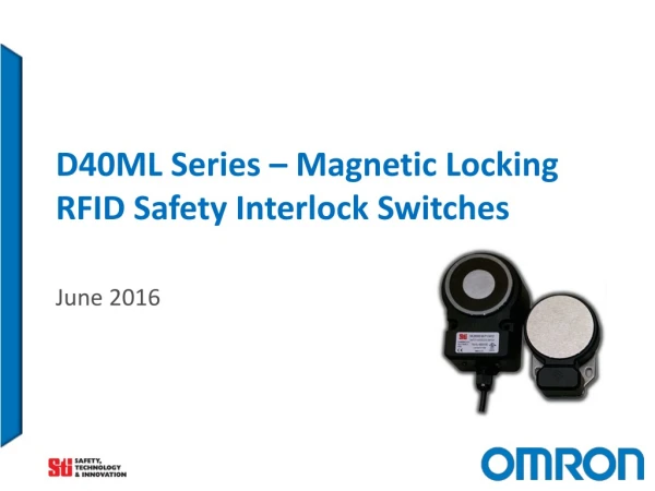 D40ML Series – Magnetic Locking RFID Safety Interlock Switches