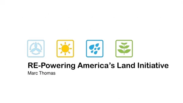 RE-Powering America’s Land Initiative