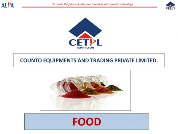 COUNTO EQUIPMENTS AND TRADING PRIVATE LIMITED .
