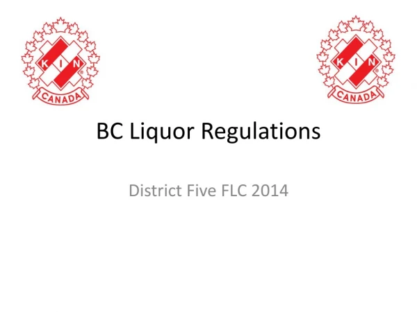 BC Liquor Regulations