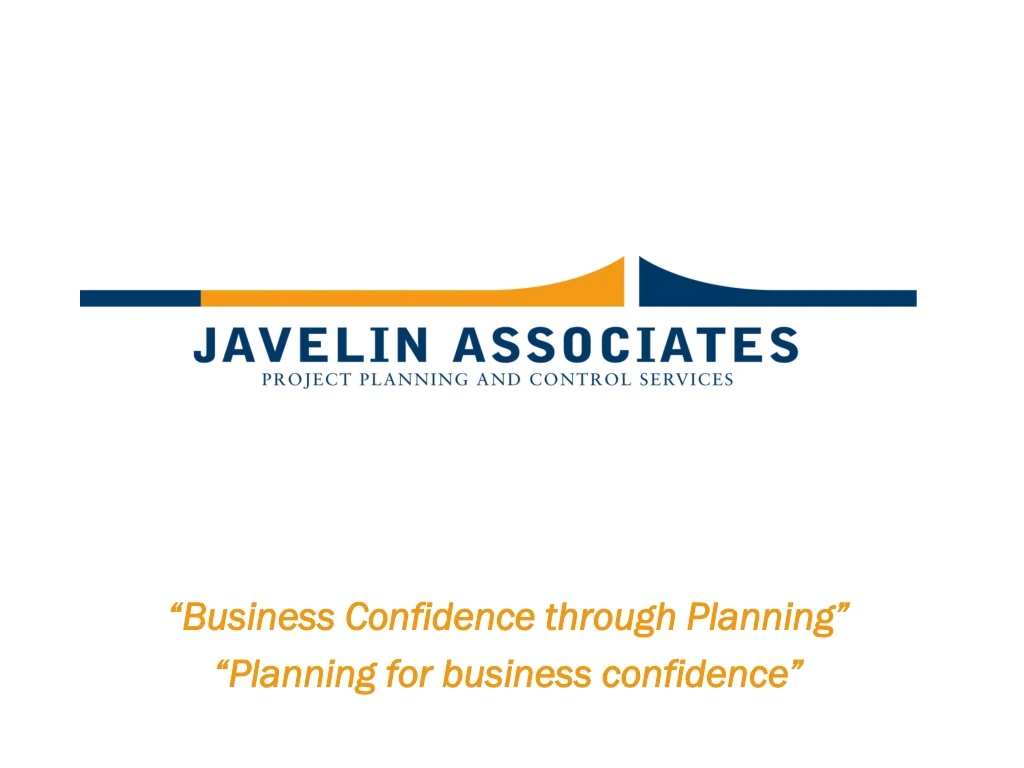 business confidence through planning planning for business confidence