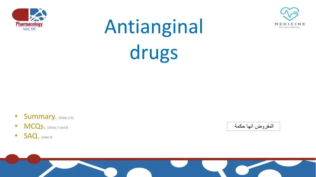 antianginal drugs