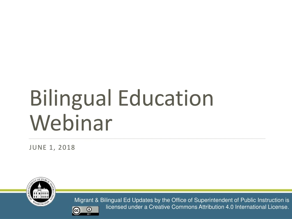 bilingual education webinar