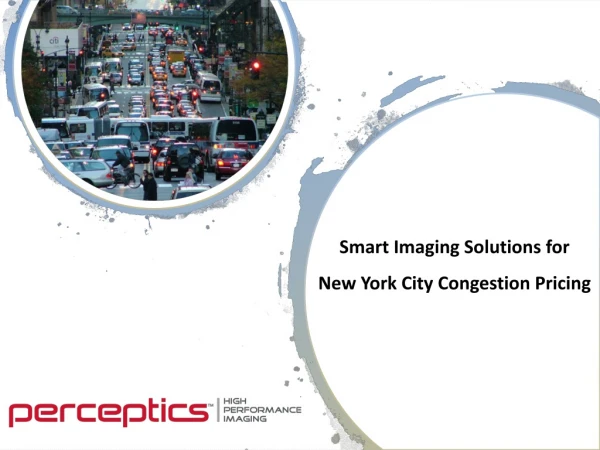 Smart Imaging Solutions for New York City Congestion Pricing