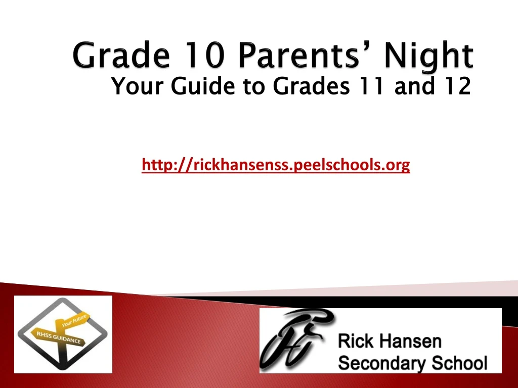 grade 10 parents night