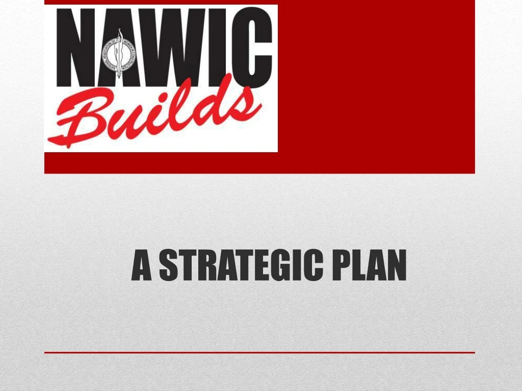 a strategic plan