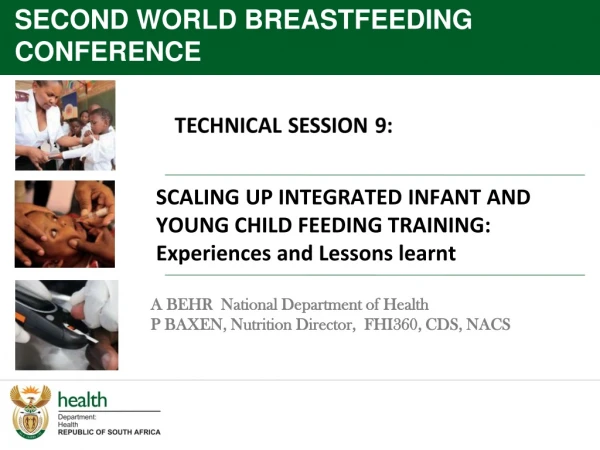SECOND WORLD BREASTFEEDING CONFERENCE