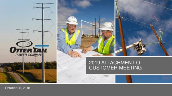 2019 Attachment O customer meeting