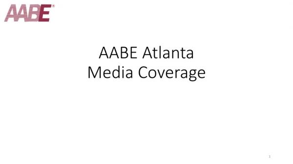 AABE Atlanta Media Coverage