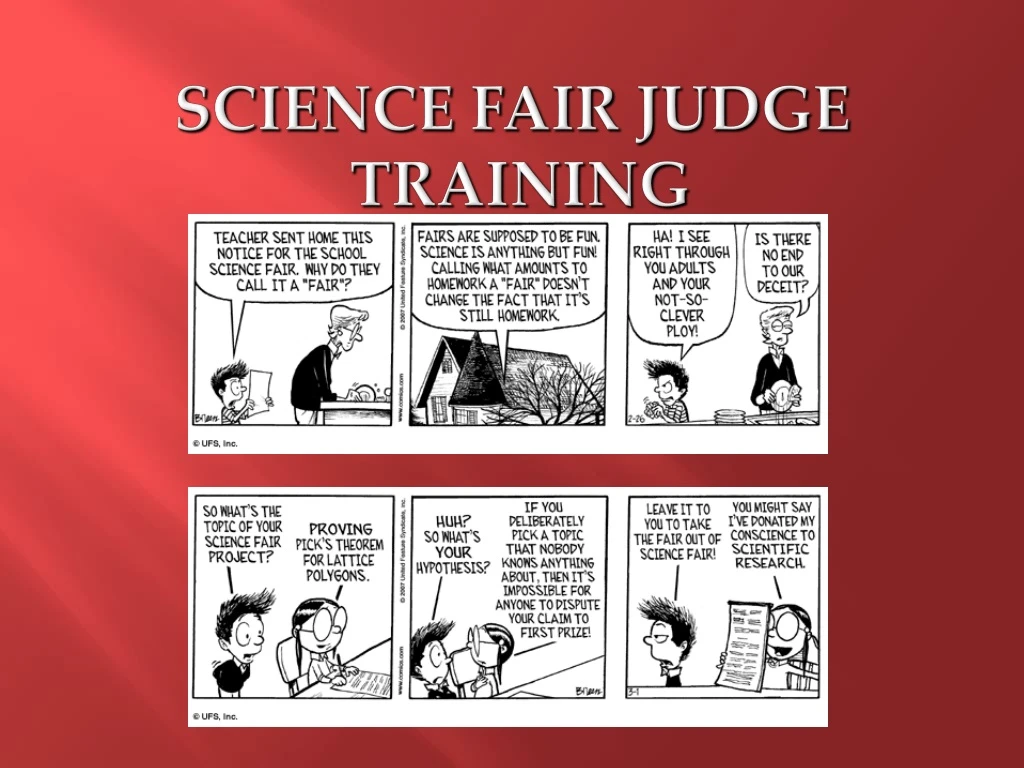 science fair judge training