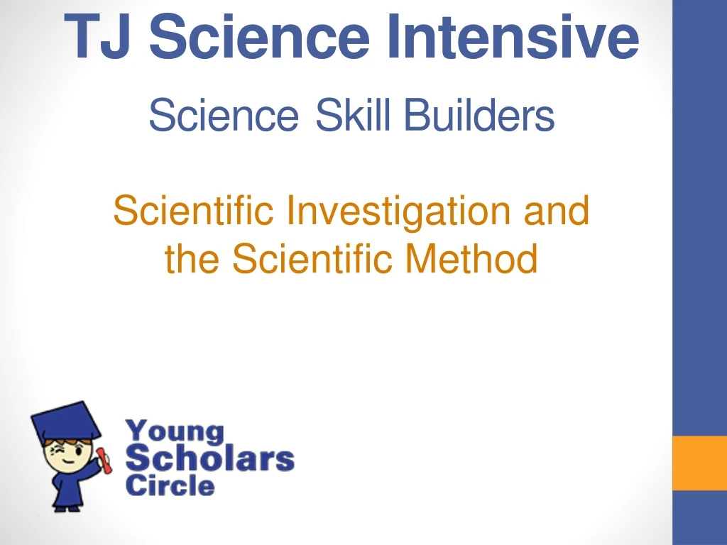 tj science intensive science skill builders