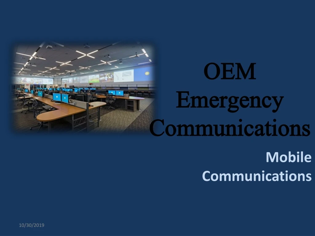 oem emergency communications
